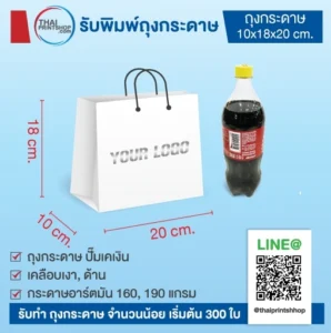 สั่งทําถุงกระดาษ 100 ใบ