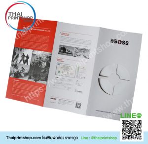 รับผลิตแผ่นพับ