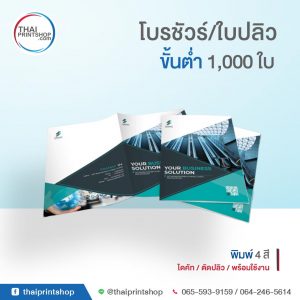 รับพิมพ์แผ่นพับโบรชัวร์ 04