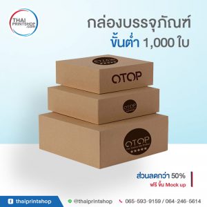 กล่องบรรจุภัณฑ์กระดาษคราฟท์ 02