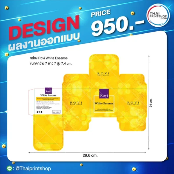 รับออกแบบกล่องใส่ผลิตภัณฑ์