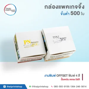 Packaging กล่องแบรนด์ PN Botanic