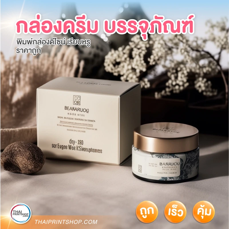 กล่องครีม บรรจุภัณฑ์ - 4