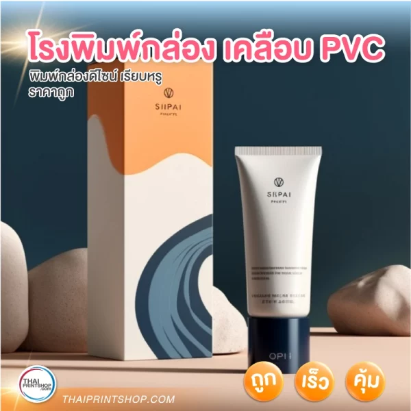 โรงพิมพ์กล่อง เคลือบ PVC - 1