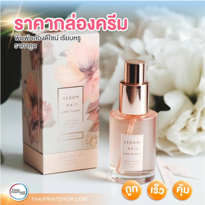 ราคากล่องครีม กล่องเซรั่ม ราคาถูก เช็คราคาได้เลย | ไทยปริ้นท์ช็อป